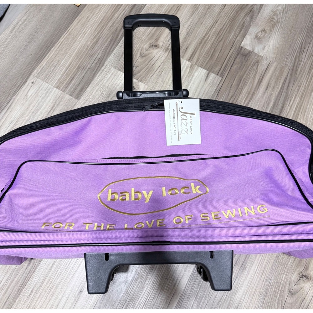 Baby Lock Jazz Machine Trolley Purple Rolling Sewing Machine Case